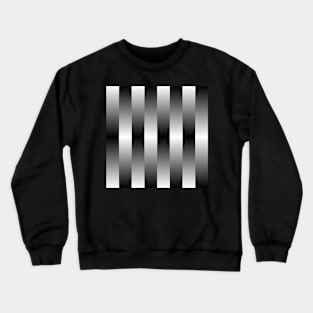 Gradient Stripes (Black and White) Crewneck Sweatshirt